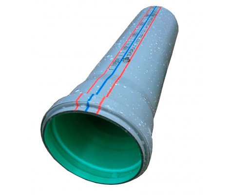 Труба канализационная 110* 1м 2,7 мм Euro Plast