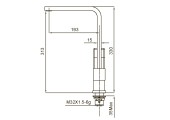 Смеситель для кухни KB-70010-05 черный Koer