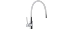 Смеситель для кухни RIO 011 Reflector белый Mixxus Premium