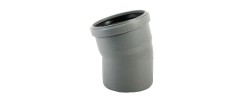 Отвод канализационный 110/15° Sinikon