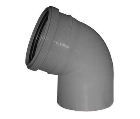 Отвод канализационный 50/67° Sinikon