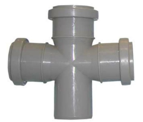 Крестовина 50/50/50/90° Euro Plast