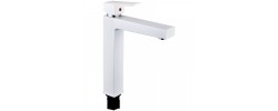 Смеситель д/умывальника PLAMIX KUBUS-001 HIGH SET White
