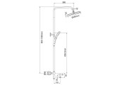 Душевая система G2403-56 хром Gappo