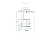 Тумба подвесная 85, Терра 85 Дуб Кантри/Антрацит Aquaton
