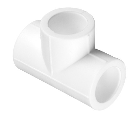 Тройник 25*20*20 белый PP-R RTP