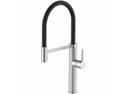 Смеситель д/кухни MIXXUS PREMIUM OLIWER 017 REFL.BLACK Ø35 (8 шт/ящ)