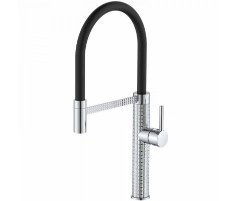 Смеситель д/кухни MIXXUS PREMIUM OLIWER 017 REFL.BLACK Ø35 (8 шт/ящ)