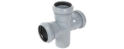 Крестовина канализационная 50/50/50/90° Sinikon