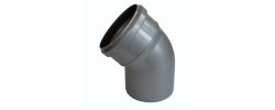 Отвод канализационный 50/45° Sinikon