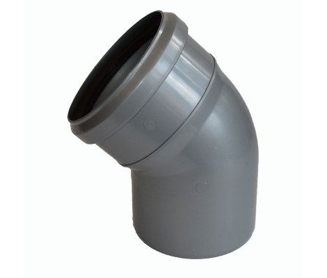 Отвод канализационный 50/45° Sinikon