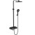 Душевая система G2495-2 хром черный Gappo