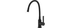Смеситель для кухни F4067-6 хром черный Frap