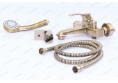 Смеситель для ванны LR3242C короткий бронзовый Zerix