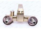 Смеситель для ванны LR3242C короткий бронзовый Zerix