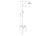 Душевая система G2495 хром Gappo