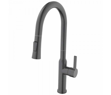 Смеситель д/кухни MIXXUS PREMIUM PULL 014 GRAPHITE Ø35 (8 шт/ящ)