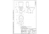 Унитаз-компакт Cersanit MELAR 031 3/6 DPL EO slim