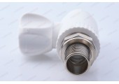 Кран шаровый  радиаторный прямой 20х1/2