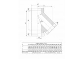 Сэндвич-тройник 135* 430/0,5 мм + нерж Ø 150*210 f4308 Ferrum