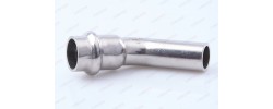 Угол пресс 45°х15 из нержавеющей стали однораструбный ZTI.558.001515 TIM