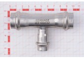Тройник пресс 22х15х22 из нержавеющей стали ZTI.531.221522 TIM