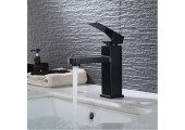 Смеситель для умывальника KUB-001 из нержавеющей стали SUS304 черный Mixxus