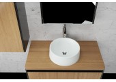 Умывальник Formastone Uno 38 G650 белый арктик Fosto