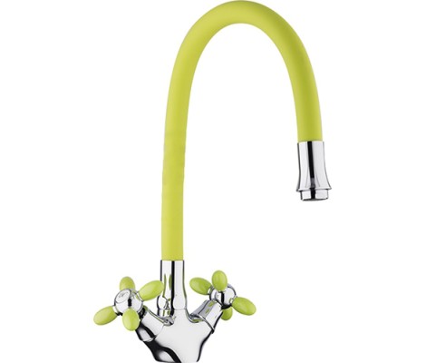 Смеситель для кухни R44127-6 зеленый Frud