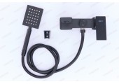Смеситель д/ванны нерж/сталь ZERIX KUB-008 (EURO) BLACK 12 шт/ящ