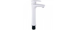 Смеситель д/умывальника PLAMIX CEZAR-001 HIGH SET White