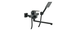 Смеситель для ванны KUB 006 Euro черный Ø40 нержавеющая сталь Mixxus
