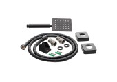 Смеситель для ванны KUB 006 Euro черный Ø40 нержавеющая сталь Mixxus