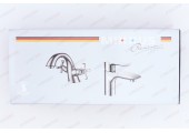 Смеситель для ванны Onix 006 длинный Euro Ø40 Mixxus Premium
