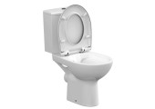 Унитаз-компакт Nature New Clean On 011 безободковый, микролифт, дюропласт Cersanit