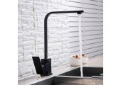 Смеситель для кухни KUB-011 из нержавеющей стали SUS304 черный Mixxus