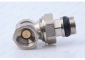 Кран радиаторный ICMA нижний угловой 805 + 940 (антипротечка) 1/2