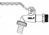 Кран шаровый    NOLF Classic     1/2