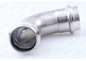 Угол пресс 90°х28 из нержавеющая сталь двухраструбный TIM 