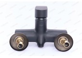 Смеситель д/ванны корот. MIXXUS MAGNUM 009 EURO BLACK