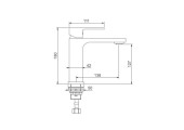 Смеситель для раковины G1083 хром Gappo