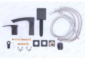 Смеситель на борт ванны KB-43007-05 3 отверстия. черный Koer