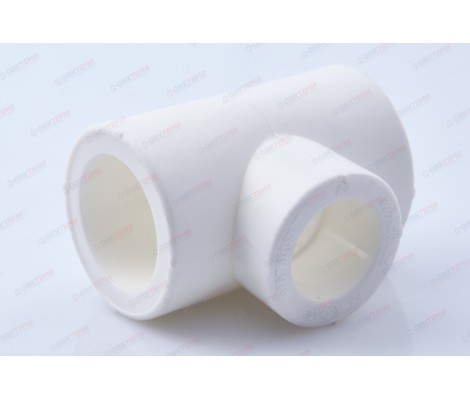 Тройник 25*20*25 белый Pro Aqua