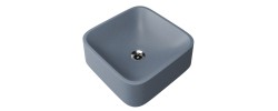 Умывальник Formastone Квадро 35 G503 искристый серый Fosto