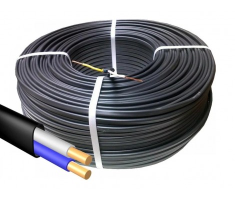 Кабель ВВГ-П 2х1,5 (нг-LS) (100м) ЭНЕРГОМИР