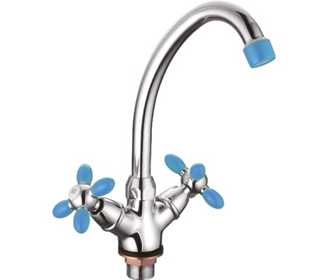 Смеситель для кухни LR85910B голубой Zerix