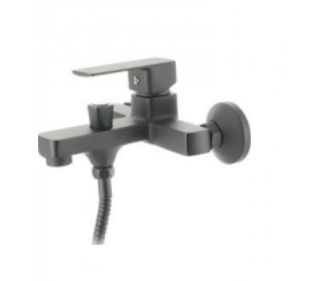 Смеситель д/ванны корот. MIXXUS PREMIUM KUBUS 009 EURO GRAPHITE