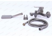 Смеситель д/ванны корот. MIXXUS PREMIUM KUBUS 009 EURO GRAPHITE