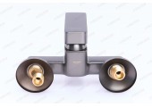 Смеситель д/ванны корот. MIXXUS PREMIUM KUBUS 009 EURO GRAPHITE