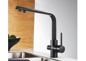 Смеситель для кухни Hans 021 черный Ø36 Mixxus Premium